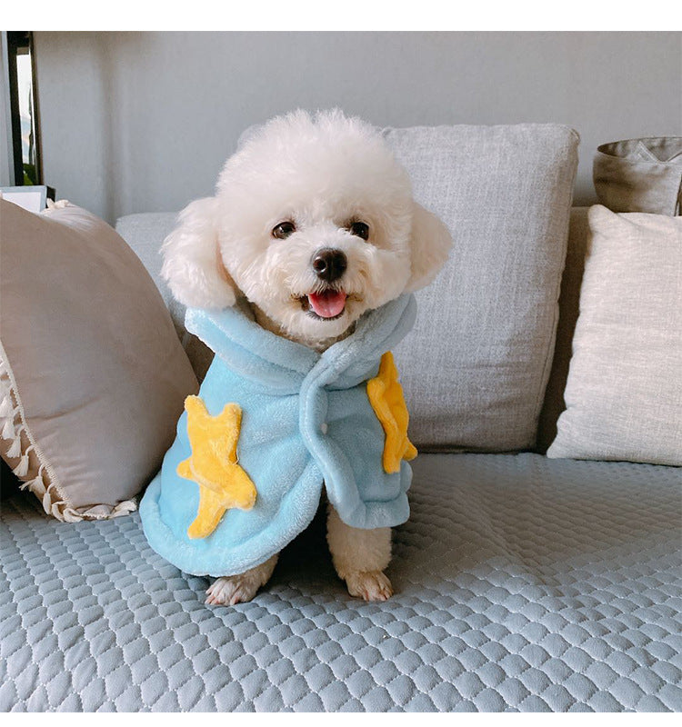 Puppies Autumn Winter Clothes Pet Nightgown